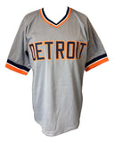 Cecil Fielder Detroit Signed Gray Baseball Jersey Sports Integrity - Sports Integrity