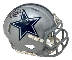 Ceedee Lamb Signed Dallas Cowboys Mini Speed Helmet JSA ITP - Sports Integrity