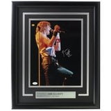 Joe Elliott Signed Framed 11x14 Def Leppard Performance Photo JSA ITP - Sports Integrity