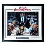 Chevy Chase Signed Framed 16x20 Christmas Vacation Turkey Photo BAS ITP