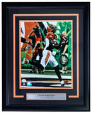 Chad Johnson Signed Framed 11x14 Cincinnati Bengals Photo JSA ITP