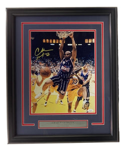 Charles Barkley Signed Framed 11x14 Houston Rockets Photo JSA AG80334 - Sports Integrity