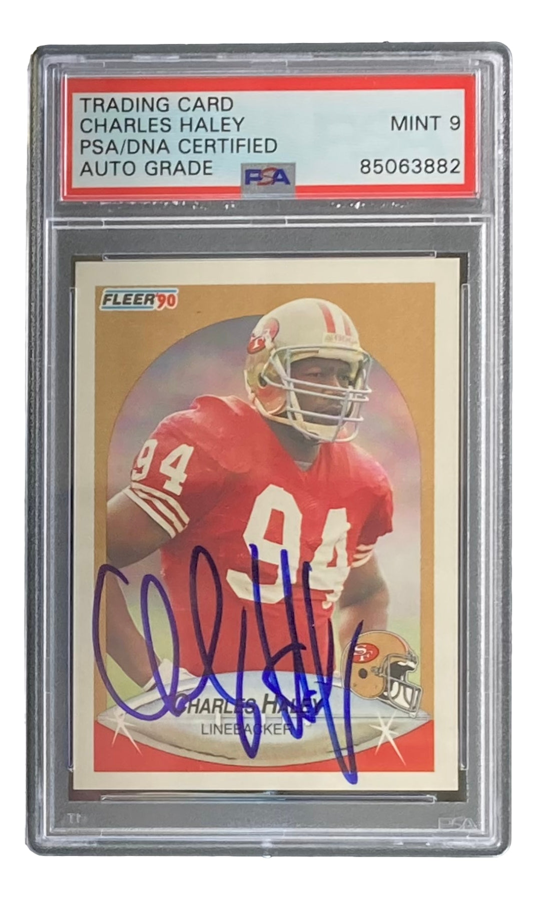 Charles Haley Memorabilia, Autographed Charles Haley Collectibles