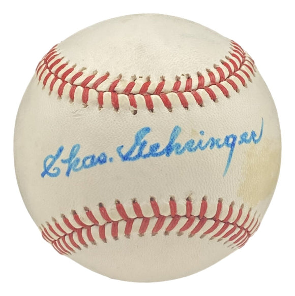 Charlie Gehringer Detroit Signed Official American League Baseball BAS BH080142 - Sports Integrity