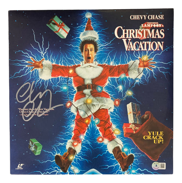 Chevy Chase Signed National Lampoon's Christmas Vacation Vinyl Record ...