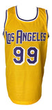 Chevy Chase Signed Los Angeles Yellow Fletch Basketball Jersey JSA