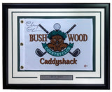 Chevy Chase Signed Framed Caddyshack Bushwood Golf Flag BAS