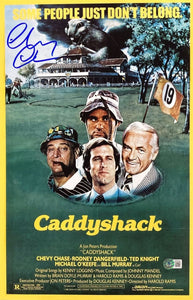 Chevy Chase Signed 11x17 Caddyshack Movie Poster Photo 3 BAS - Sports Integrity