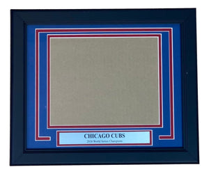 Chicago Cubs 2016 World Series 8x10 Horizontal Photo Frame Kit - Sports Integrity