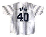 Chien Ming Wang New York Signed White Baseball Jersey Sports Integrity