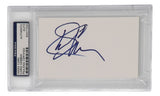 Chris Webber Michigan Wolverines Signed Slabbed Index Card PSA/DNA