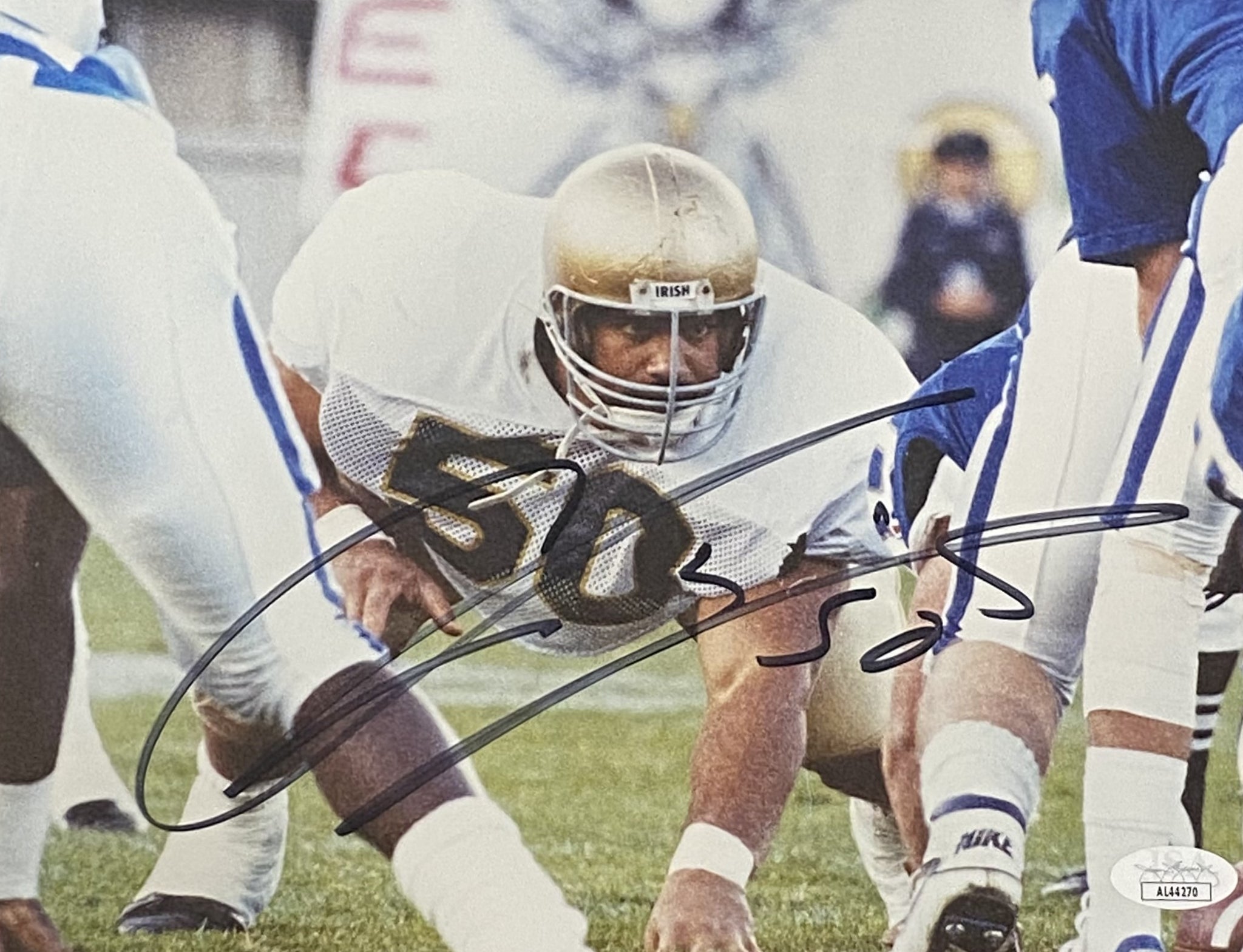 Autographed Chris Zorich Photo - 8x10 2