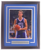 Christian Laettner Signed Framed 11x14 Duke Blue Devils Photo BAS - Sports Integrity