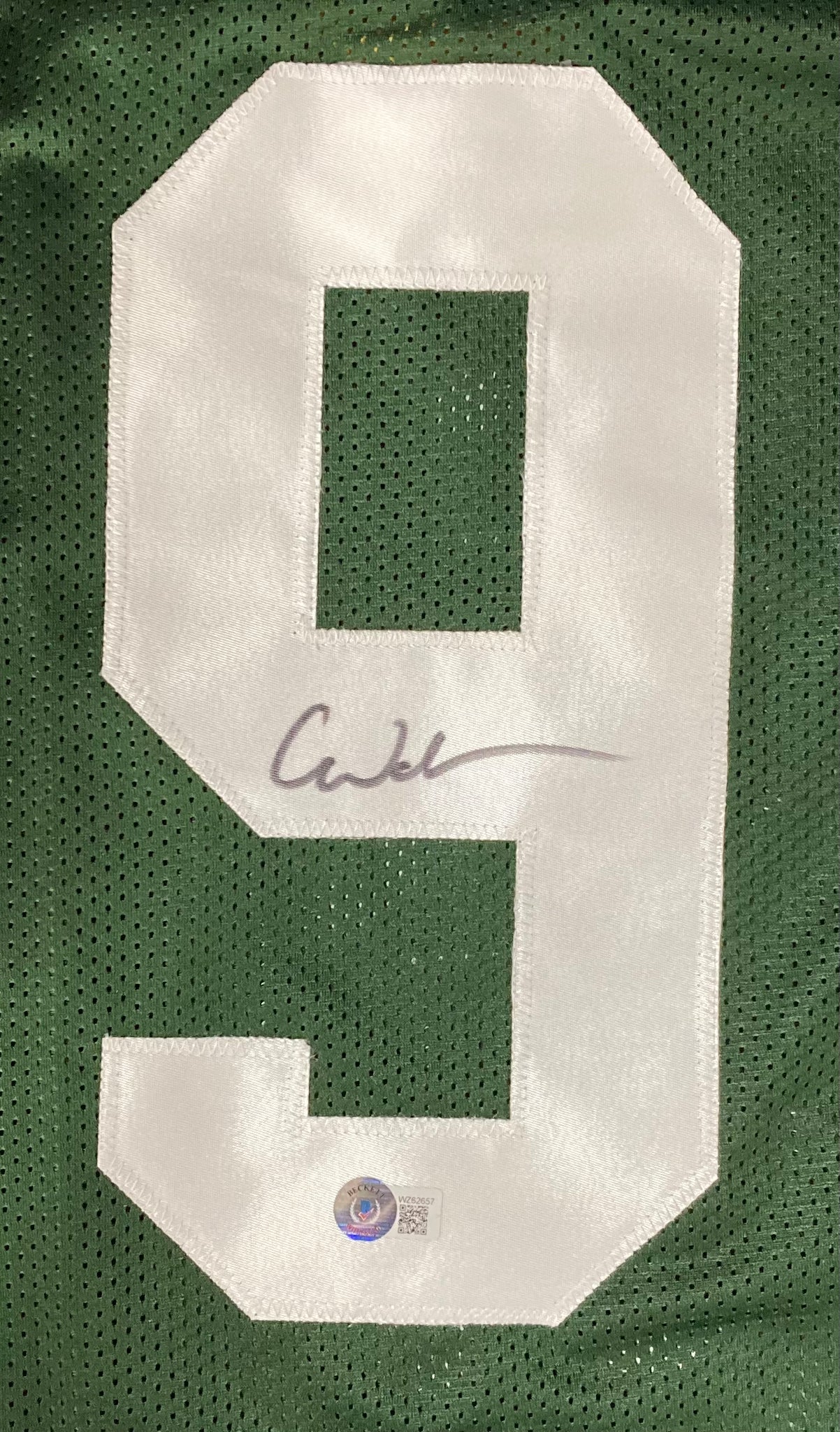 Christian Watson Signed Custom Green Pro-Style Football Jersey BAS