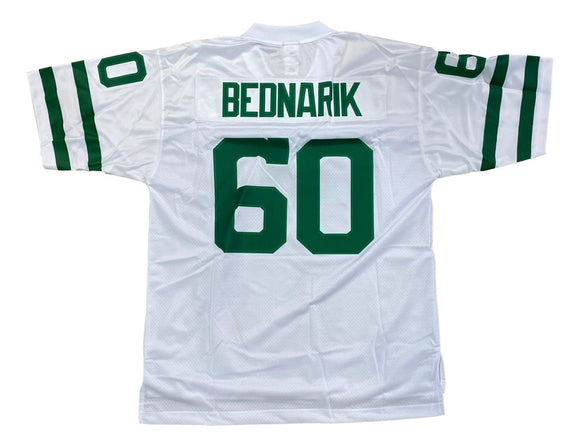 Chuck Bednarik White Starter Vintage Pro Line Football Jersey - Sports Integrity