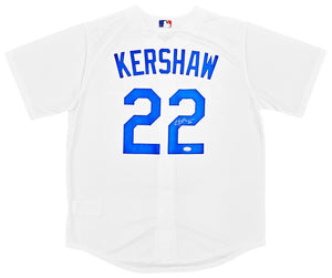 Clayton Kershaw Signed Los Angeles Dodgers Nike Baseball Jersey JSA LOA