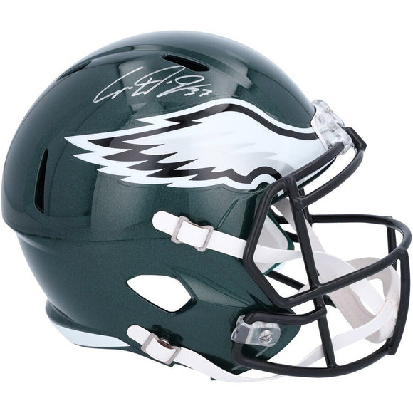 Cooper DeJean Signed Philadelphia Eagles Full Size Replica Speed Helmet Fanatics - Sports Integrity