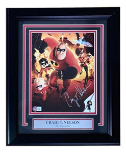 Craig T Nelson Signed Framed 8x10 The Incredibles Photo BAS - Sports Integrity