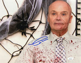 Creed Bratton Signed 11x14 The Office Creed Bloody Shirt Photo JSA ITP