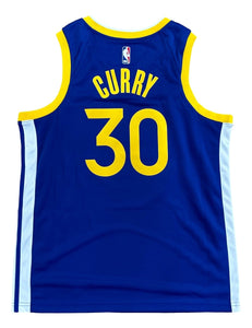 Stephen Curry Golden State Warriors Blue Nike Jersey - Sports Integrity