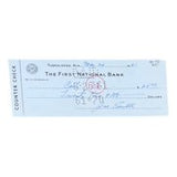 Joe Sewell Cleveland Signed May 26 1961  Bank Check BAS