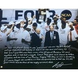 Jerry Tarkanian Signed 16x20 UNLV Runnin' Rebels Photo w/ Story Steiner - Sports Integrity