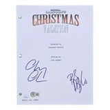 Chevy Chase Beverly D'Angelo Signed Christmas Vacation Script BAS+JSA - Sports Integrity