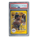 Magic Johnson Signed LA Lakers 1986 Star #1 Trading Card PSA/DNA