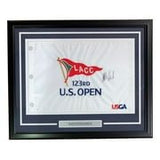 Matt Fitzpatrick Signed Framed 123rd US Open Golf Flag JSA - Sports Integrity