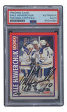 Dale Hawerchuk Signed 1991 Score #266 Buffalo Sabres Hockey Card PSA/DNA - Sports Integrity