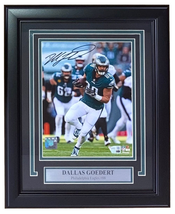 Dallas Goedert Signed Framed 8x10 Philadelphia Eagles Photo Fanatics