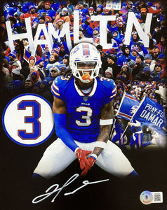 Damar Hamlin Signed 8x10 Buffalo Bills Photo BAS