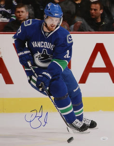 Daniel Sedin Signed 16x20 Vancouver Canucks Photo JSA