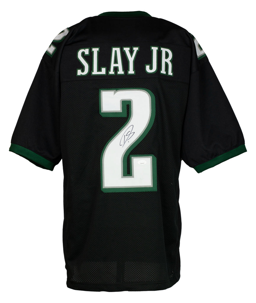 Press Pass Collectibles Darius Slay Authentic Signed Black #2 Pro Style Jersey Autographed BAS Witnessed