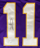 Daunte Culpepper Minnesota Signed Purple Football Jersey JSA ITP - Sports Integrity