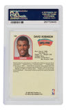 Dave Robinson 1989 Hoops #138 Spurs Rookie Basketball Card PSA Near Mint Mint 8 - Sports Integrity