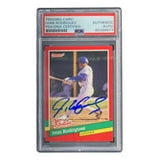 Ivan Rodriguez Signed 1991 Donruss #33 Texas Rangers Rookie Card PSA/DNA