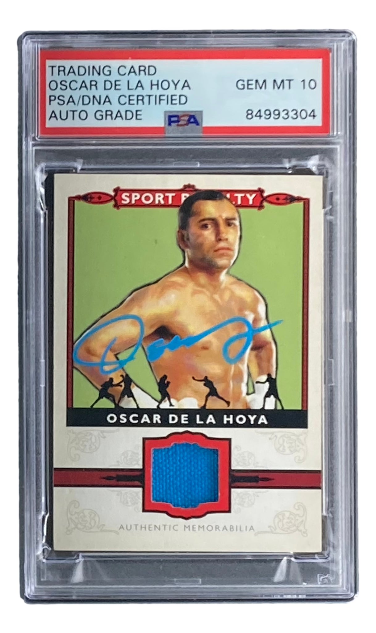 Oscar De La Hoya Hand Signed 'floyd Mayweather' Fight 