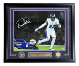 Derrick Henry Signed Framed 16x20 Baltimore Ravens White Jersey Photo BAS - Sports Integrity