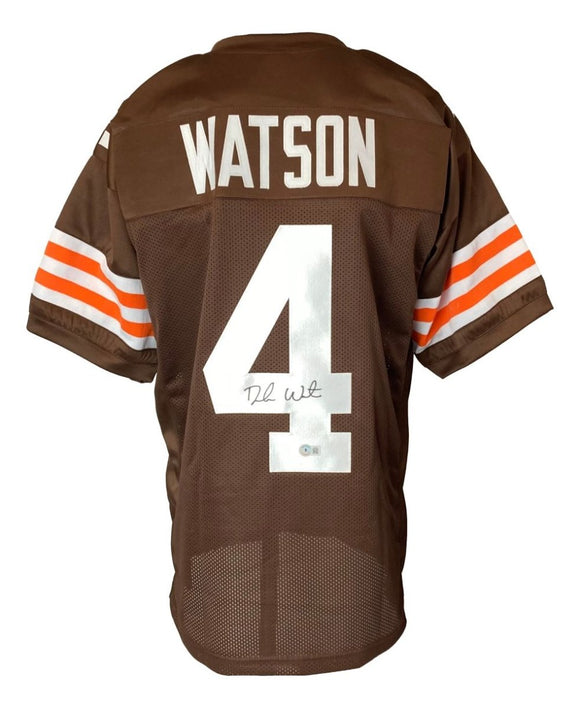 Deshaun Watson Cleveland Signed Brown Football Jersey BAS - Sports Integrity