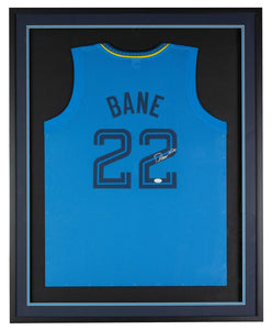 Desmond Bane Memphis Signed Framed Custom Blue Basketball Jersey JSA - Sports Integrity