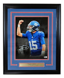 Tommy Devito Signed Framed 11x14 New York Giants Italian Hand Photo BAS ITP - Sports Integrity