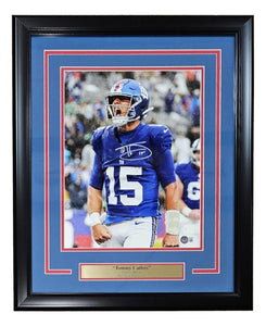 Tommy Devito Signed Framed 11x14 New York Giants Scream Photo BAS ITP - Sports Integrity