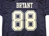 Dez Bryant Dallas Signed Navy Blue Football Jersey BAS ITP