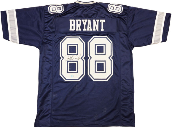 Dez Bryant Dallas Signed Navy Blue Football Jersey BAS ITP