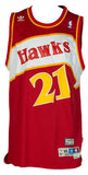 Dominique Wilkins Signed Atlanta Hawks Adidas Hardwood Classics Jersey BAS - Sports Integrity