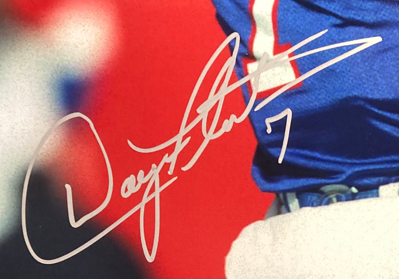 Doug Flutie autographed Jersey (Buffalo Bills)