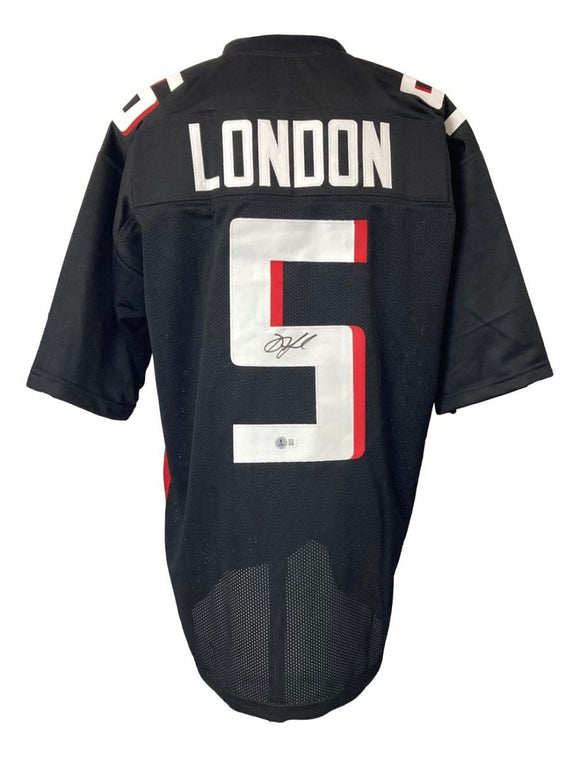 Drake London Atlanta Signed Black Football Jersey BAS - Sports Integrity