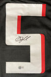 Drake London Atlanta Signed Black Football Jersey BAS - Sports Integrity