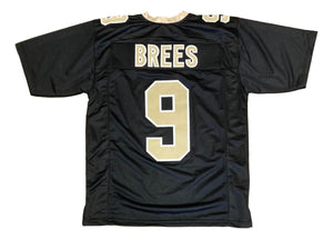 Drew Brees New Orleans Black Football Jersey - Sports Integrity